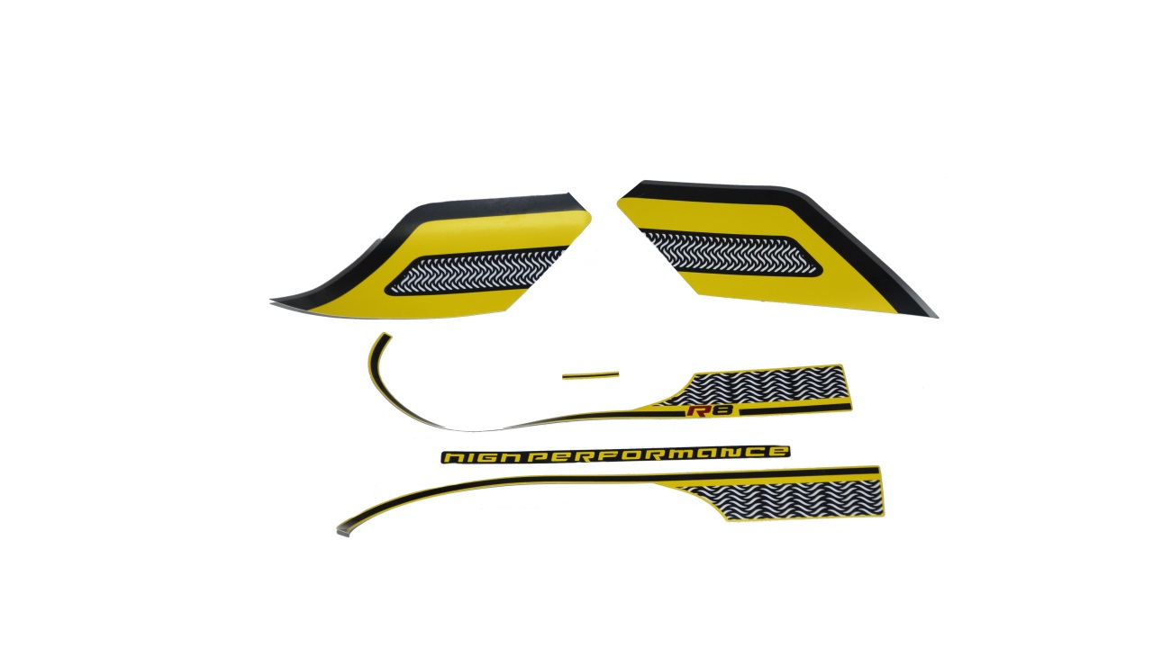 STICKER SETİ SARI (R8)